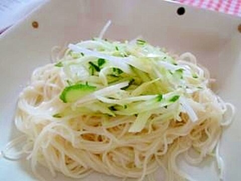 さっぱり！！夏のサラダそうめん